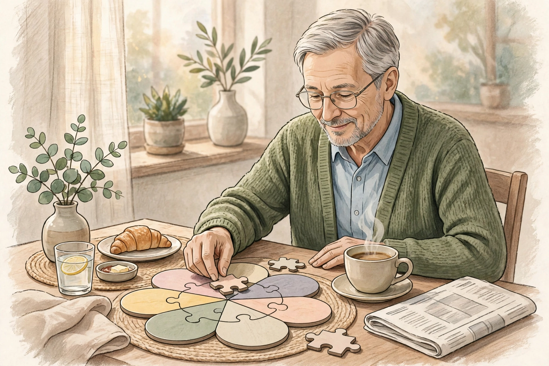 Blossom game daily routine for seniors