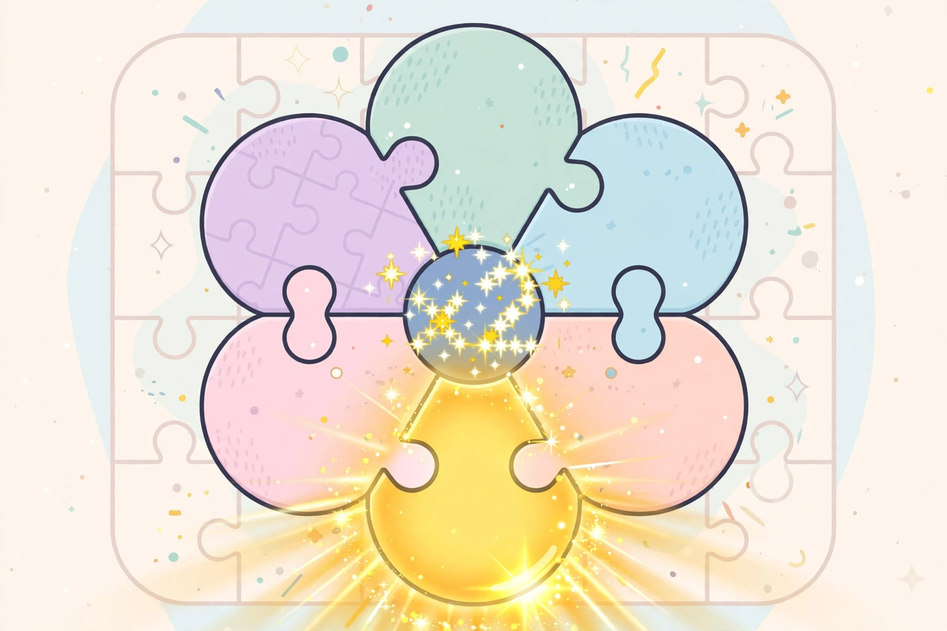 Highlighted bonus petal doubling a word score