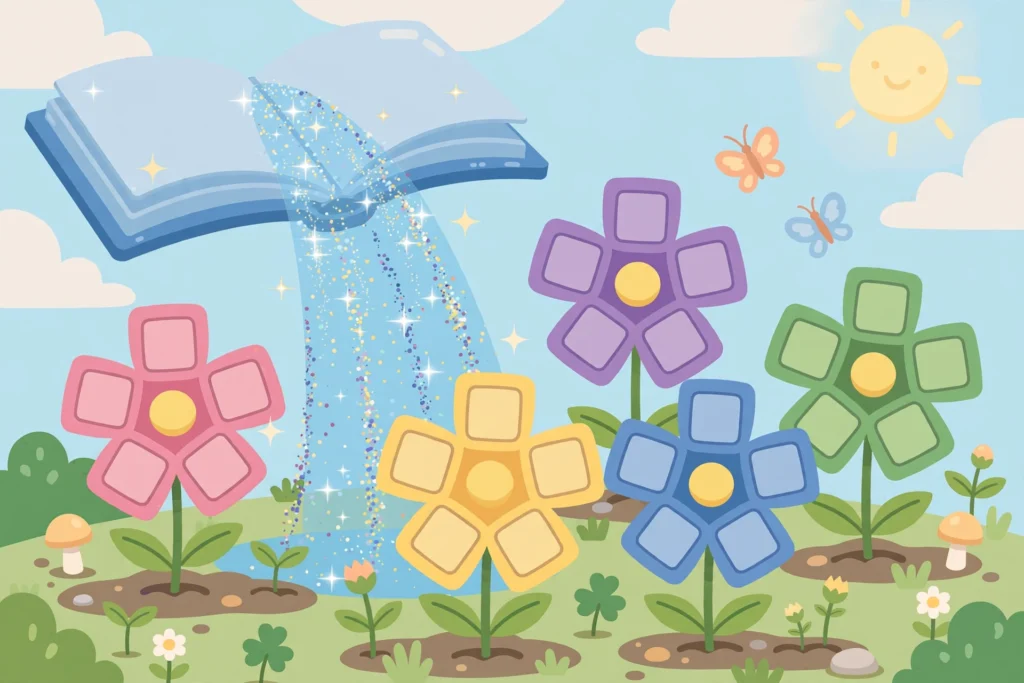 Blossom Vocabulary Game: Practice Recall Through Play