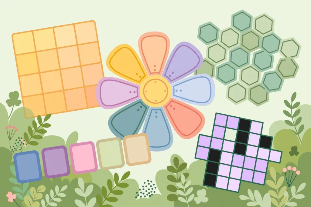 Games Like Blossom: Daily Word Puzzles Compared